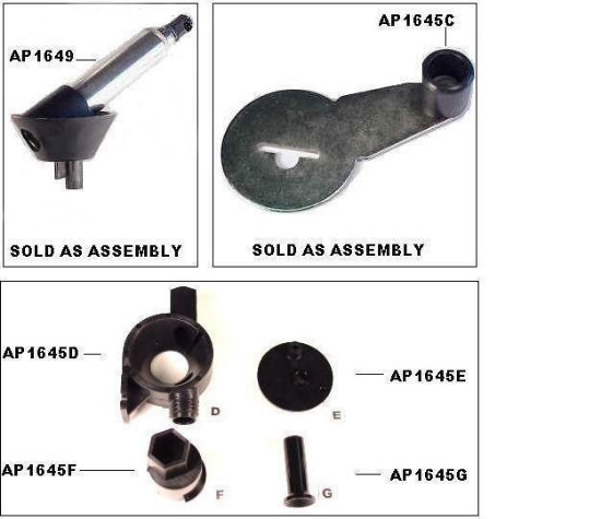 Picture of AP1645A AP1645D AP1649 PERECT POWDER MEASURE METERING ROD ASSEMBLY