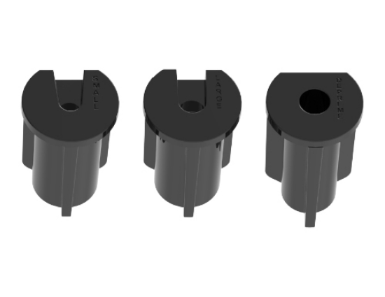 Picture of 3 CAV MOLDED PARTS SMALL LARGE DEPRIME INSERTS